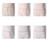 Adjustable Silver Diamante Waist Belt Women’s Luxury Dress Chain Belt Fashion Waistband for Wedding Dress Decor