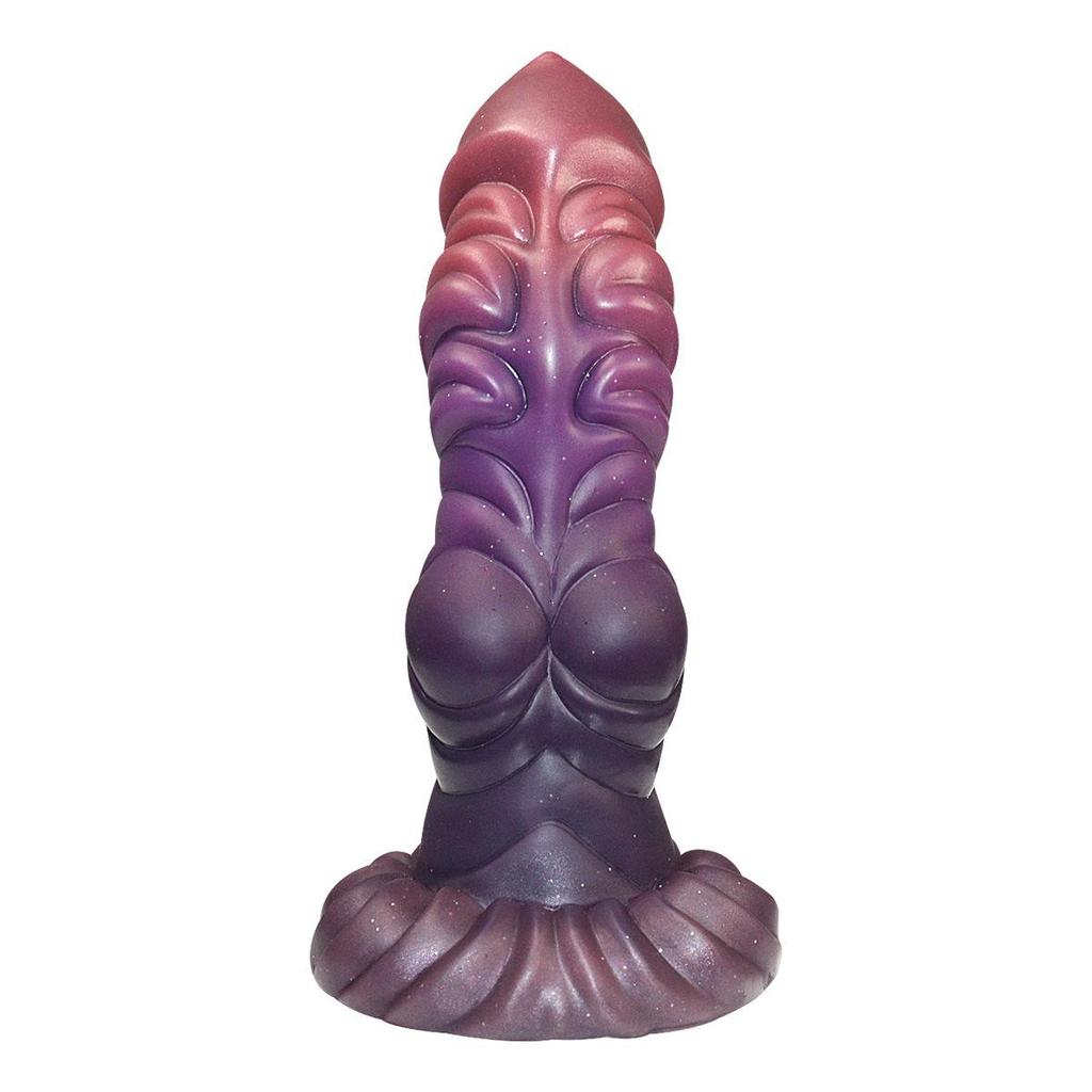 Einzigartig geformter Phallus, großer Analstöpsel mit Saugnapf, dicker Anal-Dildo im Monster-Stil, SM-Erwachsenen-Neuheit.