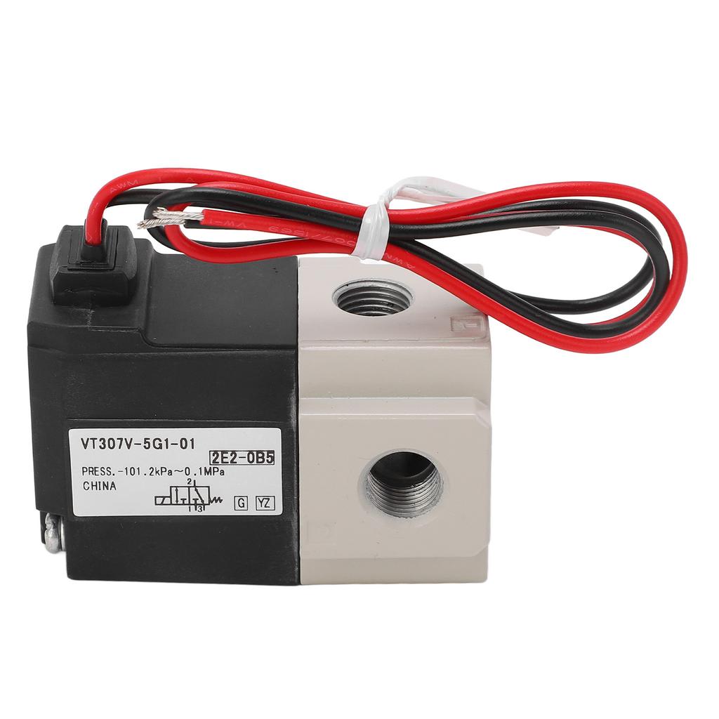 Vacuum Solenoid Valve High Frequency Pneumatic 2 Position 3 Way Electric SMC Type DC24V G1/8