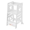 VEVOR Tower Step Stool for Kids and Toddlers, 3-Level Height Adjustable Toddler Kitchen Stool Helper