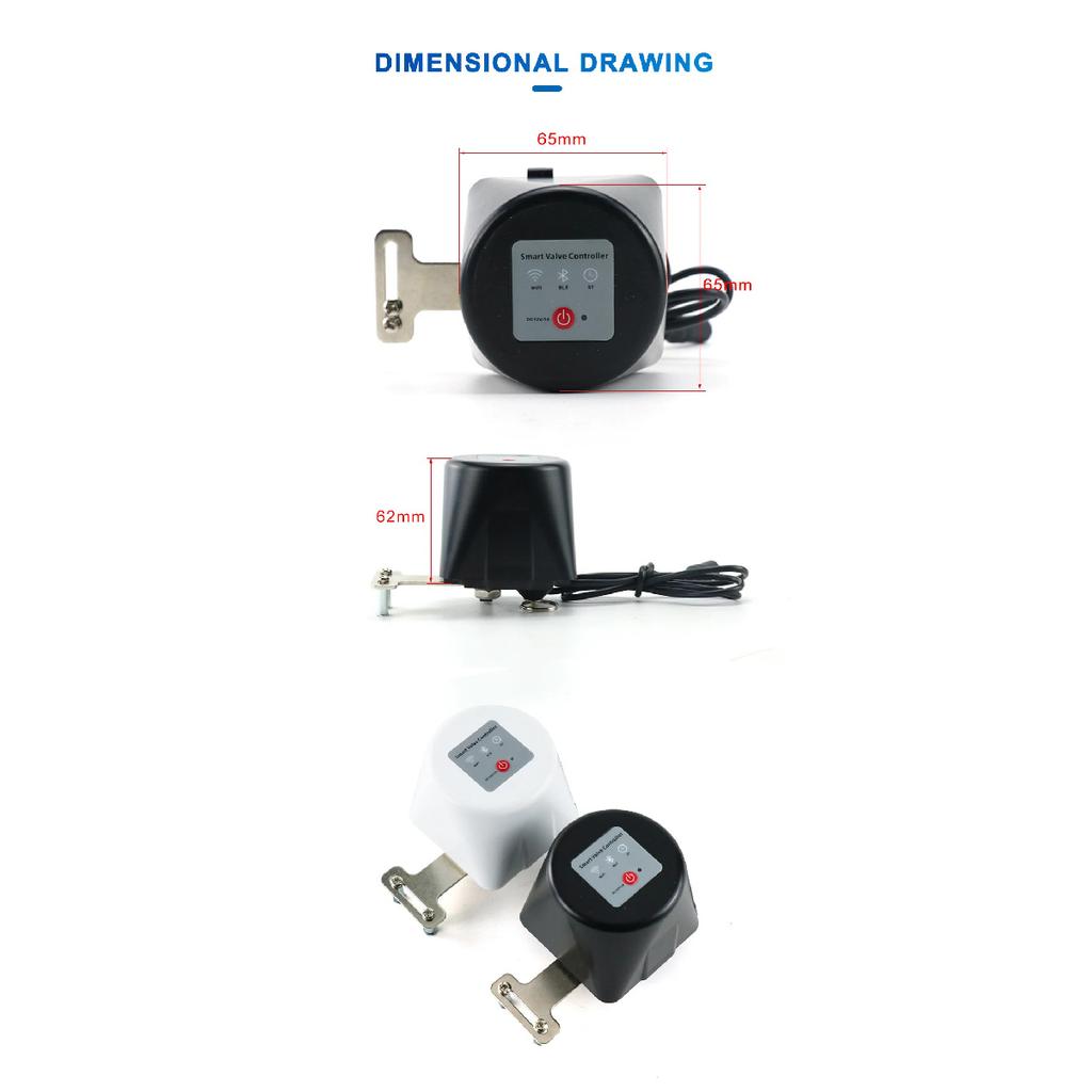 1PC/2PCS Tuya WIFI Smart Water Valve Zigbee Home Automation Control Faucet Timer Support Alice Alexa Google Assistant SmartLife