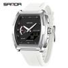 Sanda Multifunction Waterproof Sports Watch with Alarm & Luminous Display