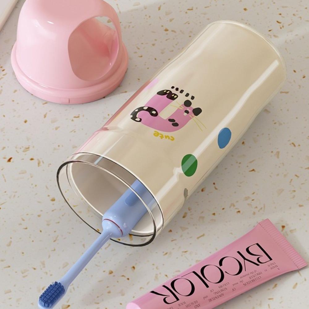 Plastic Toothbrush Cup Portable Travel Wash Cup Durable Mouthwash Cup  Home