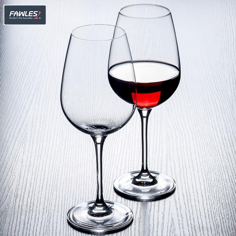 European Style High-Stemmed Crystal Wine Glass Set