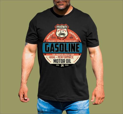 ROUTE 66 GASOLINE T-SHIRT XL