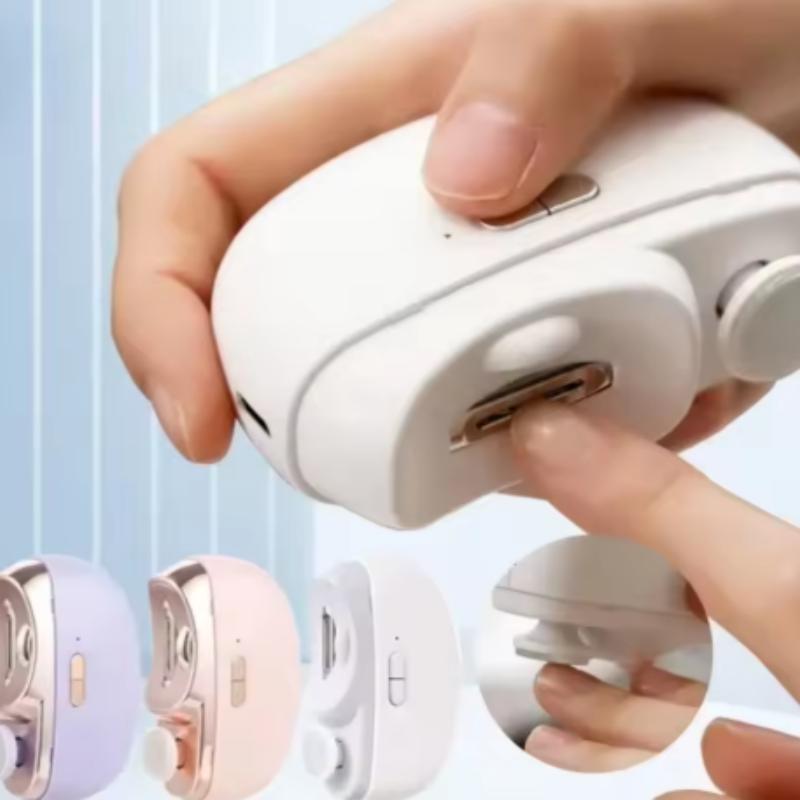 Rechargeable Automatic Nail Clipper Electric Safe Nail Grinder Kids Adults Anti-Pinch Nail Drill Machine Manicure Pedicure Care
