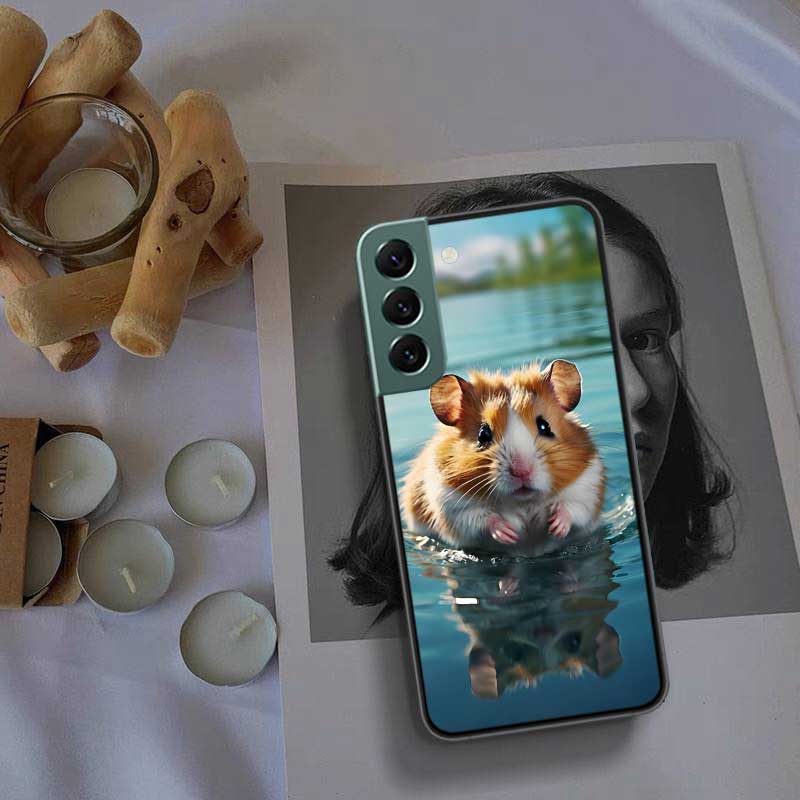 Hamsters With Hats Have Ears Phone Case For Samsung Galaxy S22 S25 Ultra S21 S10 Plus S26 Edge S20 S23 S24 FE Cover Silicone