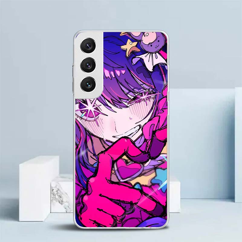 Japan Anime Oshi No Ko Soft Cover for Samsung Galaxy S25 Edge S26 S24 S23 Ultra Phone Case S22 S21 Plus S20 FE Print Pattern She