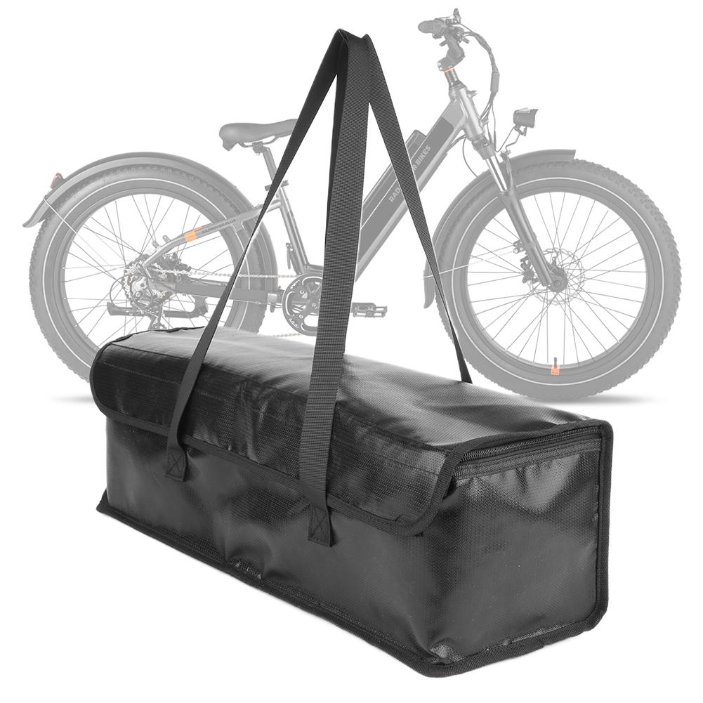 Borsa Batteria Ebike Borsa Batteria Ignifuga Custodia Impermeabile Borsa Trasporto Batteria per Stoccaggio Trasporto