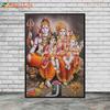 Shiva Hinduism Goddess of India Wall Art Canvas Painting God of Destruction Wall Pictures For Living Room Nordic Poster Unframed