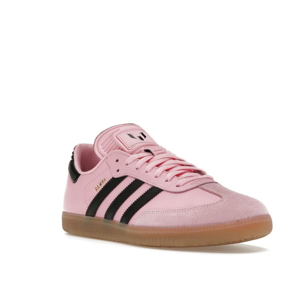 Adidas Lionel Messi X Samba Inter Miami CF - Home Kit Men Sneakers Pink Light-Pink Core-Black IH8158