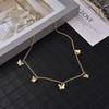 Gold Chain Butterfly Pendant Choker Necklace Women Statement Collares Bohemian Beach Party Jewelry Gift