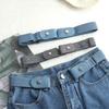 Adjustable Stretch Elastic Waist Band Invisible Belt Buckle-Free Belts For Women Men Jeans Pants Dress No Buckle Easy To Wear
