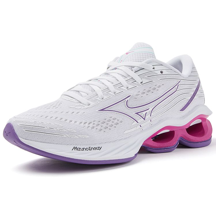 Mizuno Creation 24 Comfortable Shock Absorption Non-Slip Low-Top Running Shoes Women sneaker White J1GD230125