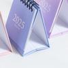 Simple 2024-2025 Calendar Creative Monthly Planner Gift Standing Flip Calendar  Desk Decoration