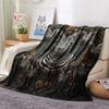 1PC Natural Decoration Print FlAannel Blanket, High quality Comfortable for All Seasons, Home Decor, Warmth and Comfort