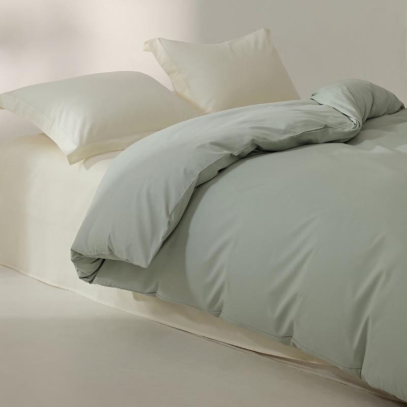 Xinjiang Long-Staple Pure Cotton Brushed Quilt Cover - Warm, Solid Color, Simple Design for Winter (Single/Double)