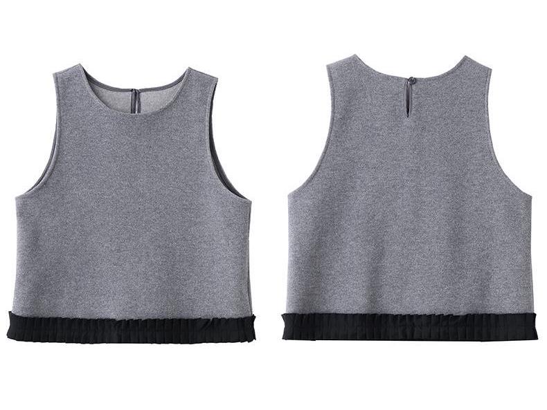 2025 Women's Fashion Casual Sleeveless Vest and Skirt Two-Piece Set