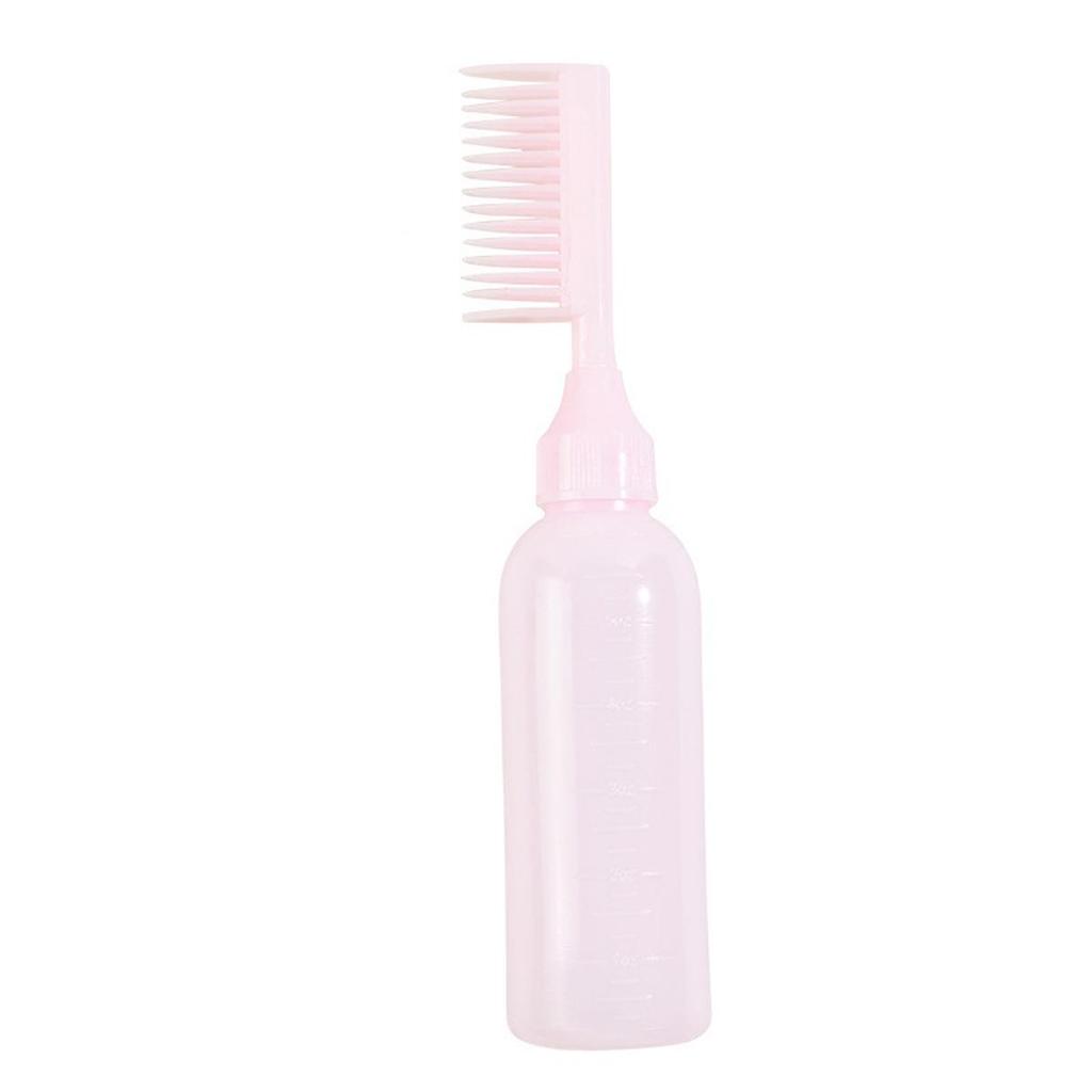 Multi-Color Hair Dye Bottle with Comb & Scale - Easy Press Application