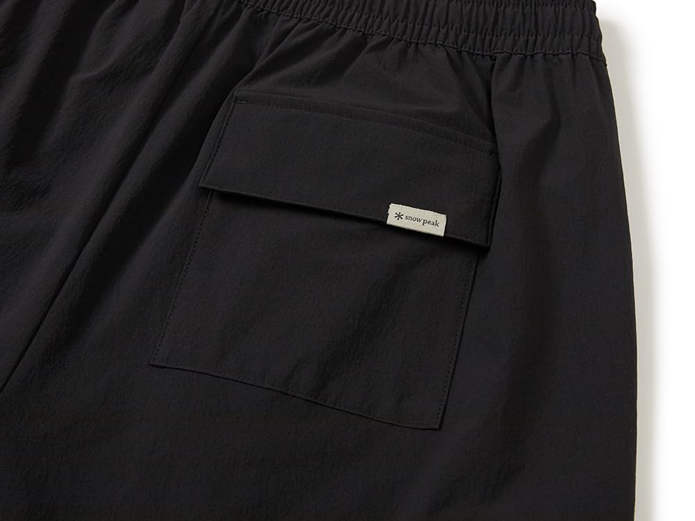 Snow Peak Root Cargo String Pants and Size L GS-S25FURPT66, Men's Women's, Black,