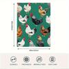 1pc Vintage Chicken & Rooster Print Blanket, 60x80 Inch - Cozy All-Season Comfort Blanket for Bed, Sofa, or Travel, Cotton Fabri