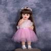 KEIUMI Realistic Princess Reborn Baby Dolls 55 Cm Full Silicone Vinyl Bebe Reborn Newborn Girl Baby Toys For Birthday Gifts