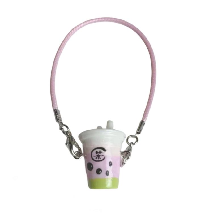 Konfigurowalny Zestaw Breloczka do Kubka Bubble Fioletowa Żywica Rękodzieło Aktywność Herbaty Bubble Urok do Telefonu na Stres i Dekoracje