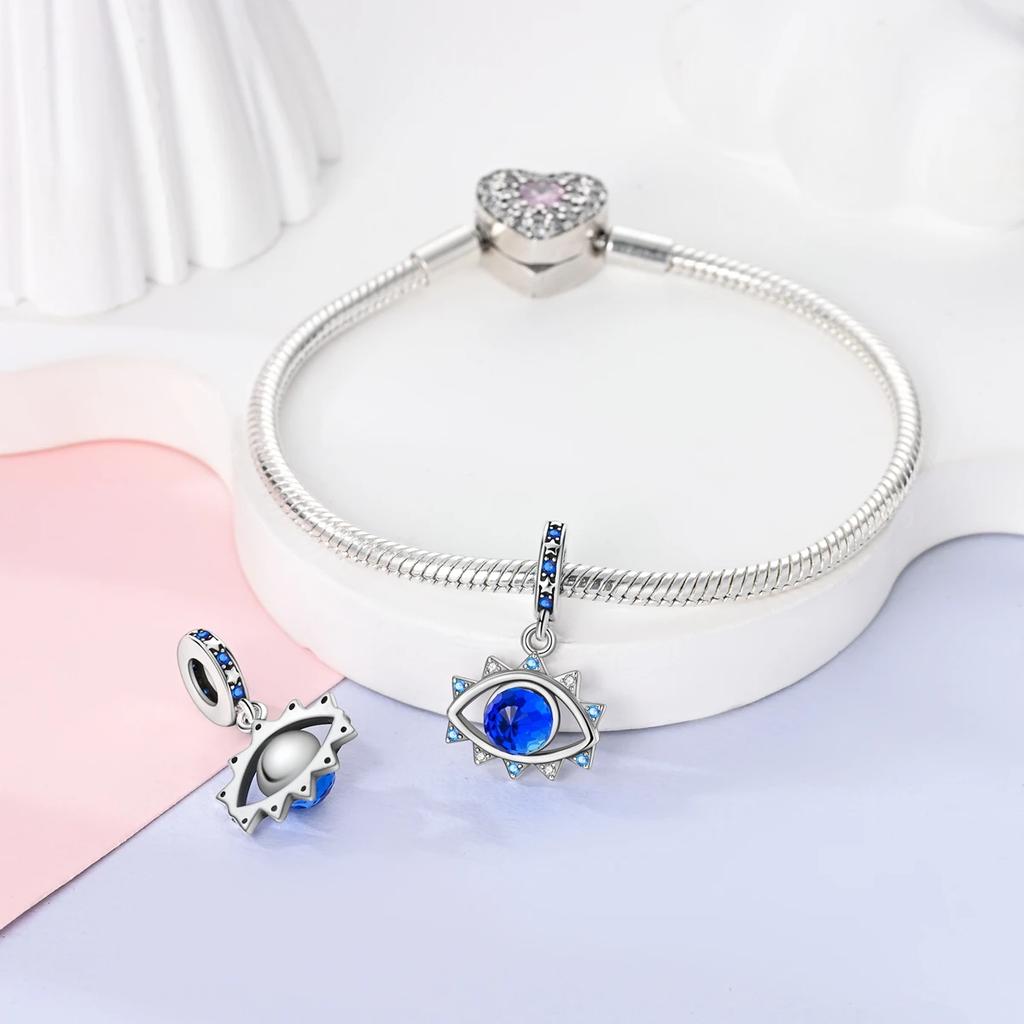 Charms Platablue Marine Elements Eyes Beads Fit Originalbracelets Charms For Women Jewelry Diy Making Diy Gifts