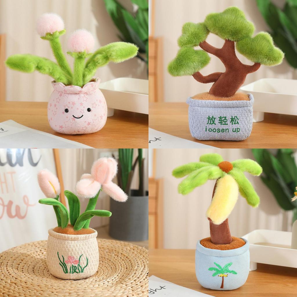 Tulip Plush Toy Home Decor With Pp Cotton For Living Room And Gift Use