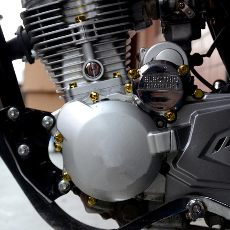 30 ks Motocyklové modifikované díly Kryt šroubu hlavy Dekor Krytka šroubu Díly