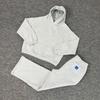 Set Felpe Uomo Donna Abbinati Tute da Jogging Felpa con Cappuccio Stampata Pantaloni