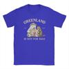 Unisex Grönland ist nicht zu verkaufen T-Shirts Reine Baumwolle Kleidung Lustiges Kurzarm Rundhals T-Shirt Geschenkidee T-Shirts