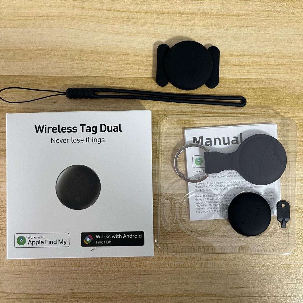 Dual-System Global Locator: Compatible with Apple AirTag & Android for Anti-Loss Tracking.