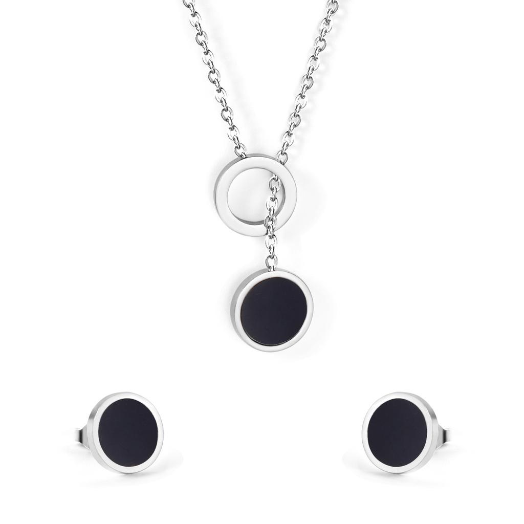 Shell Earrings And Necklace Set Simple Luxury Versatile Fashion Jewelry Suite