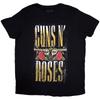 Guns N Roses T Shirt Womens Big Guns Band Logo New Official Black