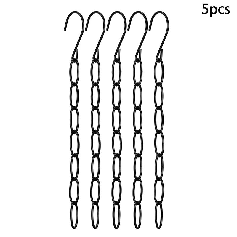 1/5pcs 300MM Stainless Steel Clothes Hanger Organizer Space-Saving Foldable Wardrobe Rack For Efficient Clothing Storage