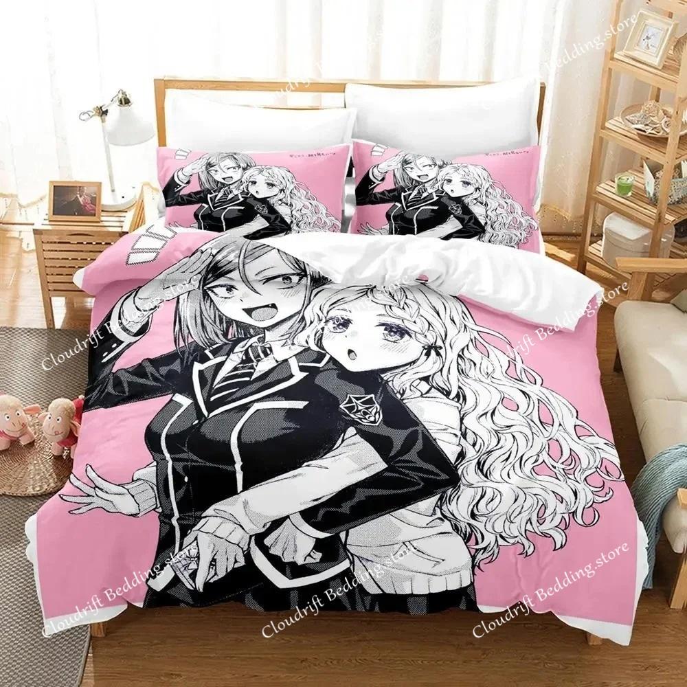 Anime Ayakashi Triangle Bedding Set Duvet Cover Bed Set Quilt Cover Pillowcase Comforter king Queen Size Boys Adult Bedding Set