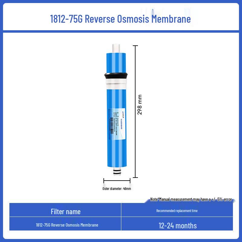 Universal RO Membrane Filter Cartridge for Household Water Purifiers