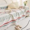EIFLOY Bohemia Cotton Linen Sofa Towel Cover Universal with Fringes Corner Couch Slipcover Throw Blanket Furniture Protector