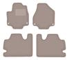 Beige Velours-Fußmatten für: Chrysler Pacifica II Hybrid (2017-)