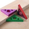 45 Degree AluminumAlloy Angled Ruler, Metricand InchScale Rafters Layouts Carpenter Square Triangle Ruler Woodworking