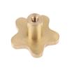 Pure Copper Star Shape Cabinet Knobs Children's Room Five Pointed Star Brass Handles Wardrobe Kitchen Pulls Handle