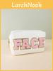 Fashion Crossborder Style Embroidered Letter Makeup Bag With Waterproof Design For Women