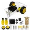 2WD Smart Robot Car Kit DIY Chassis Line Following Toy for Kids with Educational Electronic Components Low Cost Starter Set
