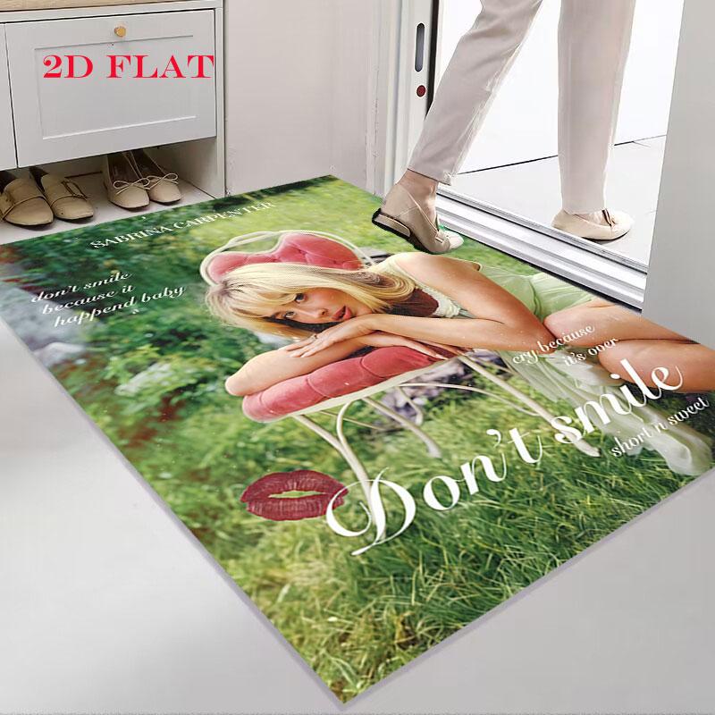 Sabrina Carpenter Glow Carpet Rug for Living Room Bedroom Home Sofa Decoration,Kids play Nonslip Floor Mat