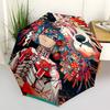 1 Stück Outdoor-Schirm mit Anime-Charakter-Design - Automatisches Öffnen/Schließen, Tragbares 3-fach faltbares Design, 8-Speichen-Eisenrahmen - Perfekt für Fans, Reisen