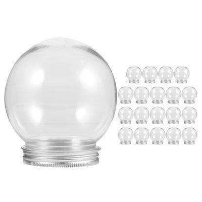 20 peças globo de água faça você mesmo transparente neve natal globo de neve compacto plástico globos kit criança