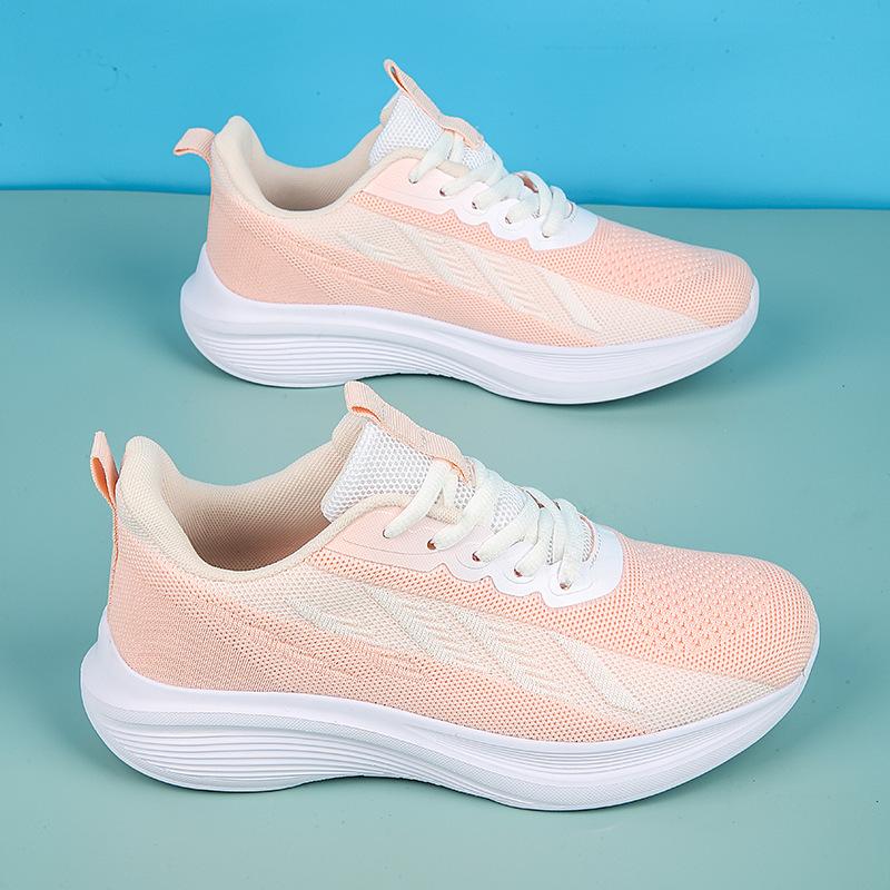 Girls' running shoes Girls' high school students' military training sneakers Women's junior high school students' lightweight shock-absorbing soft-so