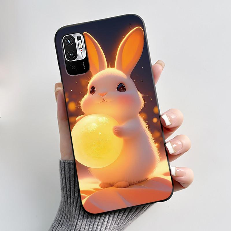 Casing For Redmi Note 10 JE 10T JE Phone Case Luxury Dragon Cute Cool Boys Girls Shockproof Black Matte Soft Silicone Back Cover