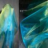 Gradient Organza Laser Fabric Iridescent Mesh Cloth for Wedding Dress Photography Arch Backdrop Decoration DIY Fabrics Wholesale